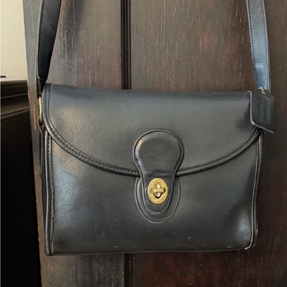 Coach Vintage Black leather bag